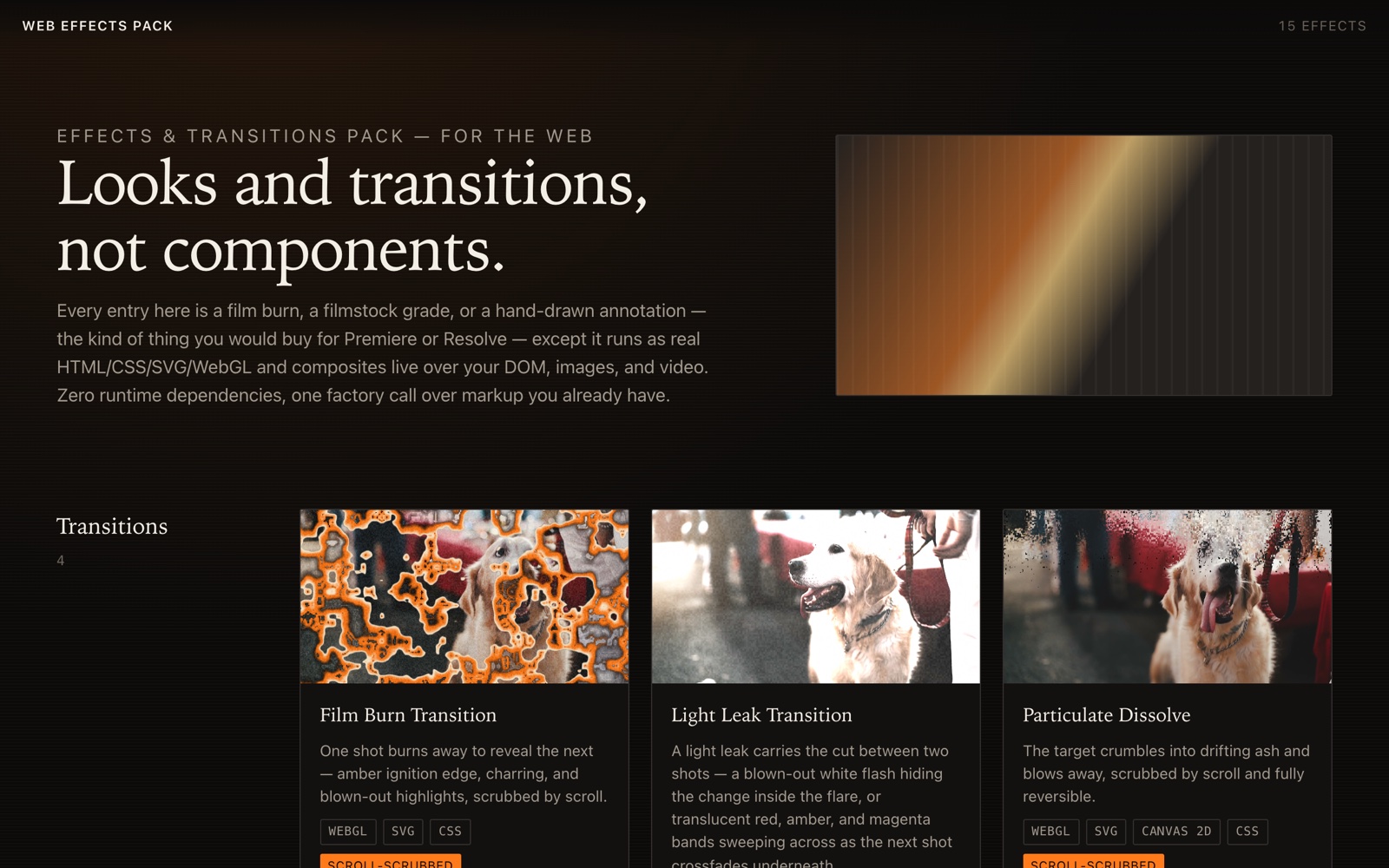 Web Effects Pack